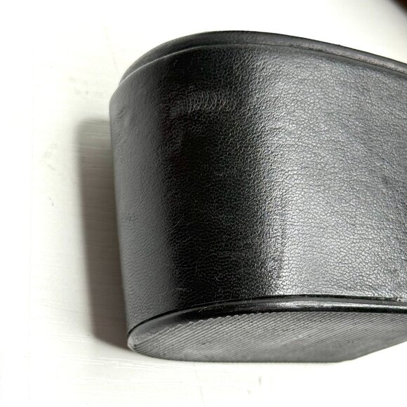 Seychelles One Of A Kind Leather Mule Slides Platform Heeled Sandals Womens 10 - Picture 4 of 10